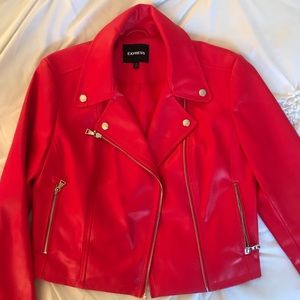 Express Faux Leather Moto Jacket
